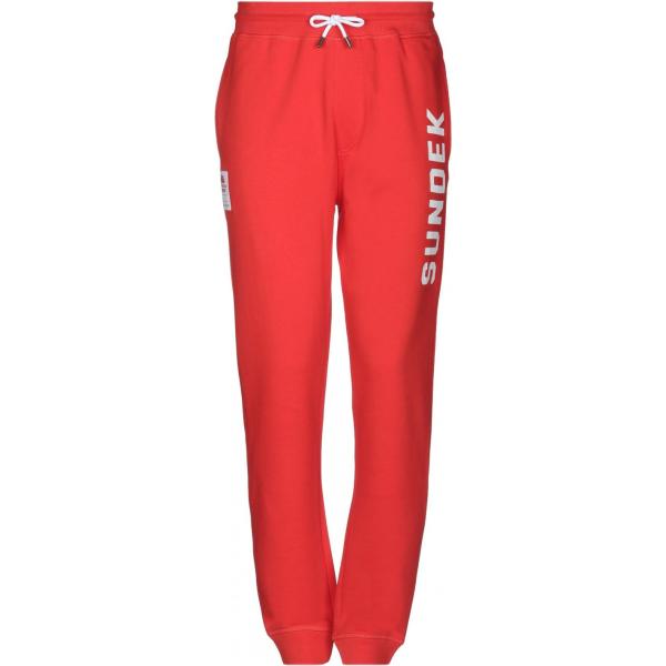 Pantalone Sundek rojo un solo color