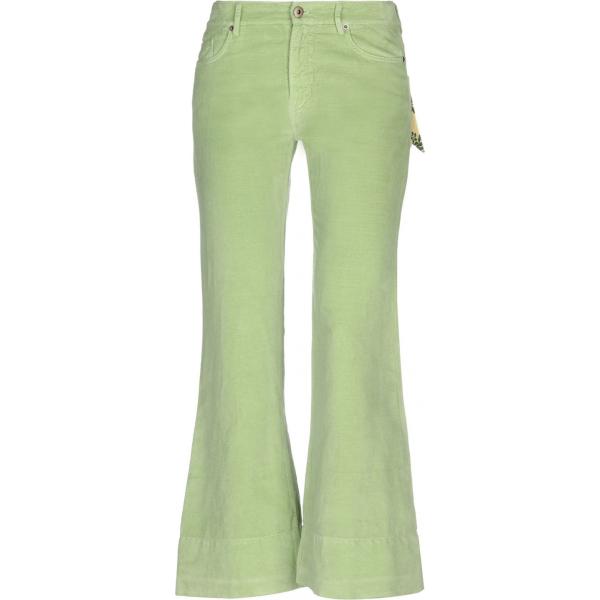 pantalones largos The Gigi verde un solo color