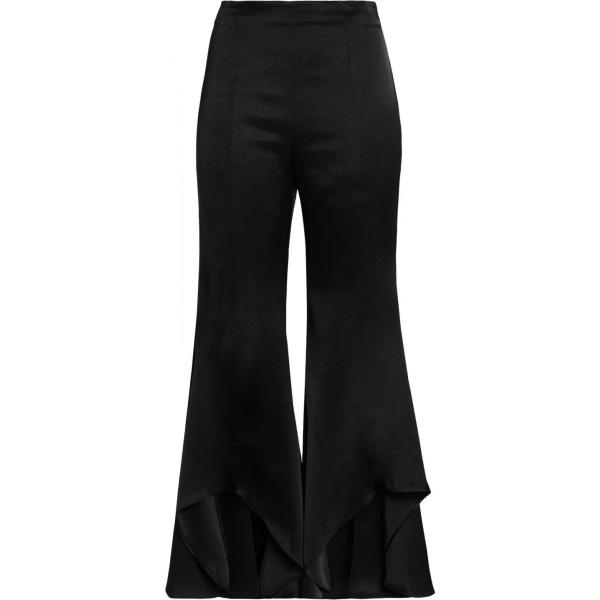 Pantalone in raso Alexis negro un solo color
