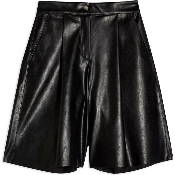 bermudas Topshop negro un solo color