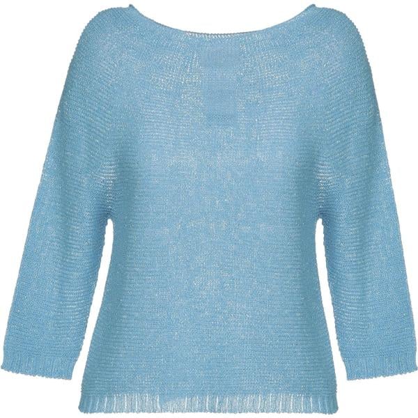 Pullover Gotha azul un solo color