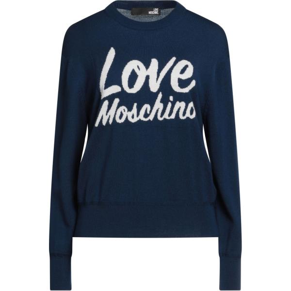 jerséis Love Moschino azul con diseños