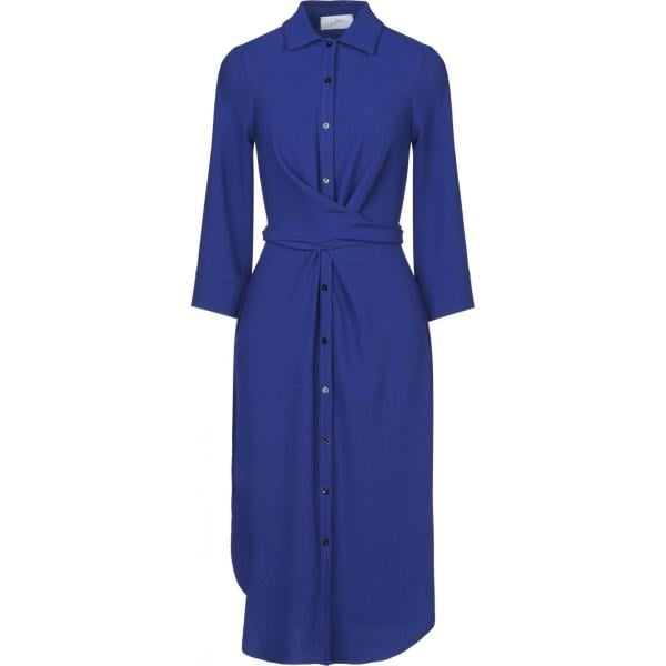 vestidos midi/longuettes Soallure azul un solo color