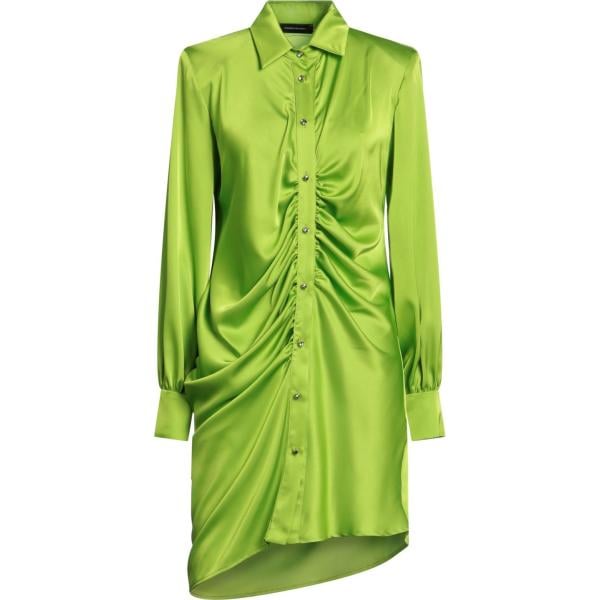 vestidos cortos Les Bourdelles Des Garçons verde un solo color