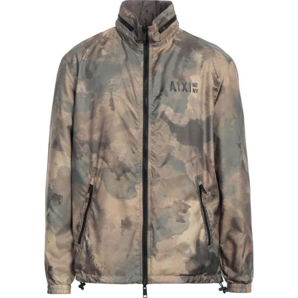 chaquetas Armani Exchange marrón militar