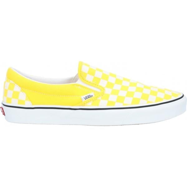 Vans amarillos cheap con cuadros