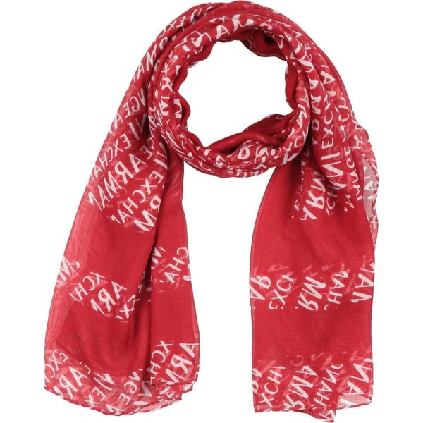 estolas Armani Exchange rojo con diseños