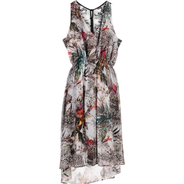 Vestito Liu •Jo gris animalier