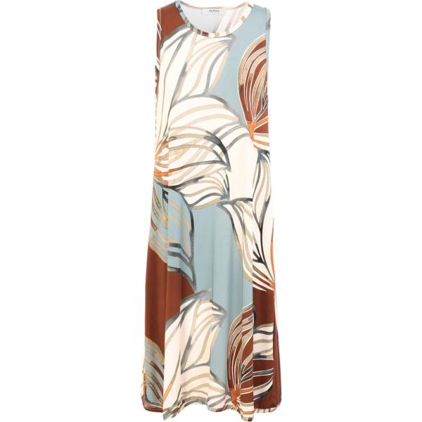 vestidos midi/longuettes Alpha Studio marrón con diseños