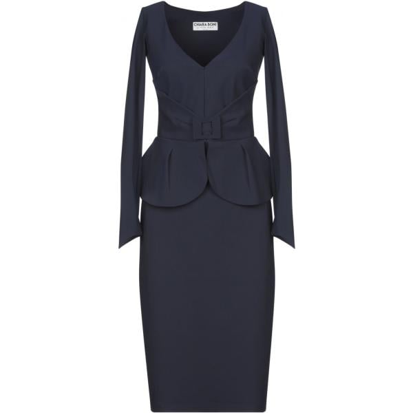 Vestito petite a tubo jersey Chiara Boni La Petite Robe azul un solo color