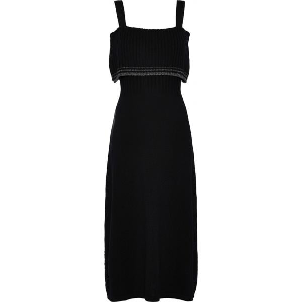 vestidos midi/longuettes Milly negro un solo color