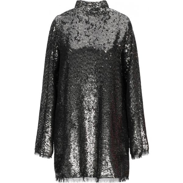 Vestito Kendall + Kylie negro un solo color