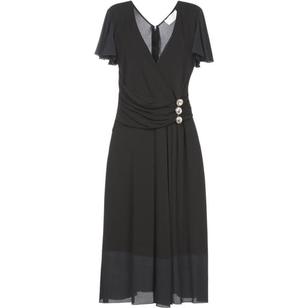 Vestito Vdp Collection negro un solo color