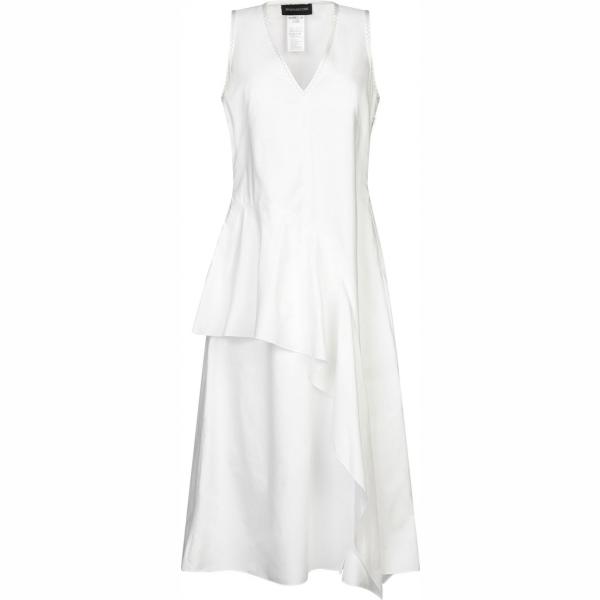 vestido sin mangas Sportmax Code blanco un solo color