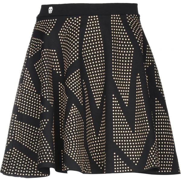 Gonna jersey Philipp Plein negro un solo color