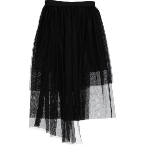 falda longuette Vicolo negro un solo color