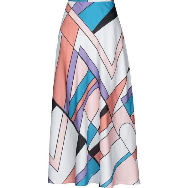 Gonna in raso multicolore Stefanel multicolor con diseños