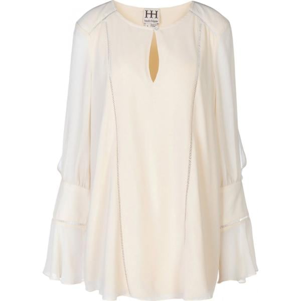 blusas Haute Hippie blanco un solo color