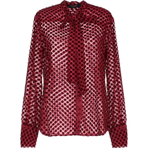 camisas Messagerie rojo de lunares