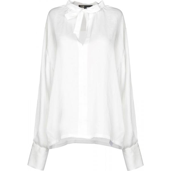 Blusa in raso Maje un solo color