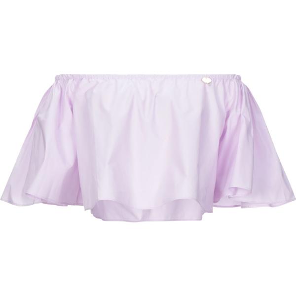 blusas Mangano violeta un solo color