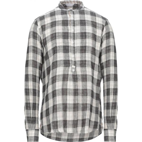 camisa Sseinse marrón de cuadros