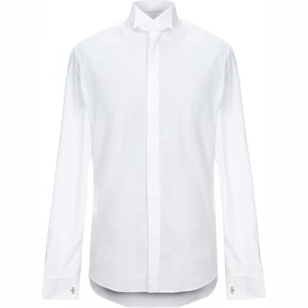 Camisas Frankie Morello blanco un solo color
