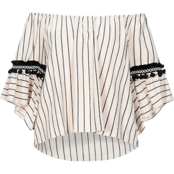 blusas Traffic People marrón de rayas
