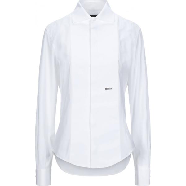 camisas Dsquared2 blanco un solo color