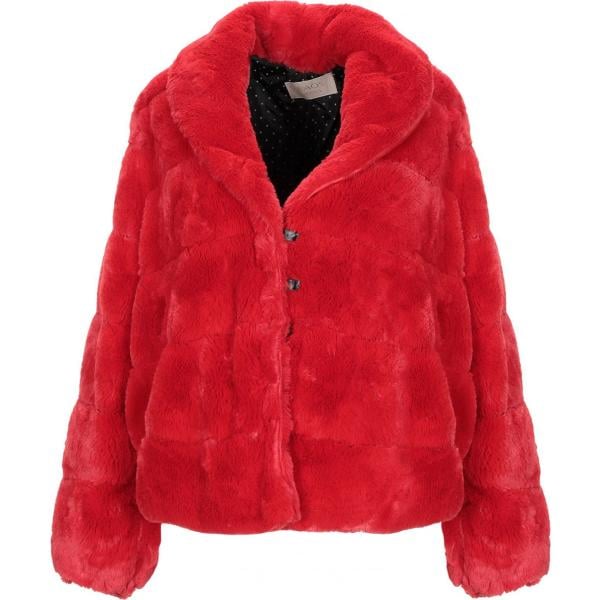 Cappotto Kaos Jeans rojo un solo color