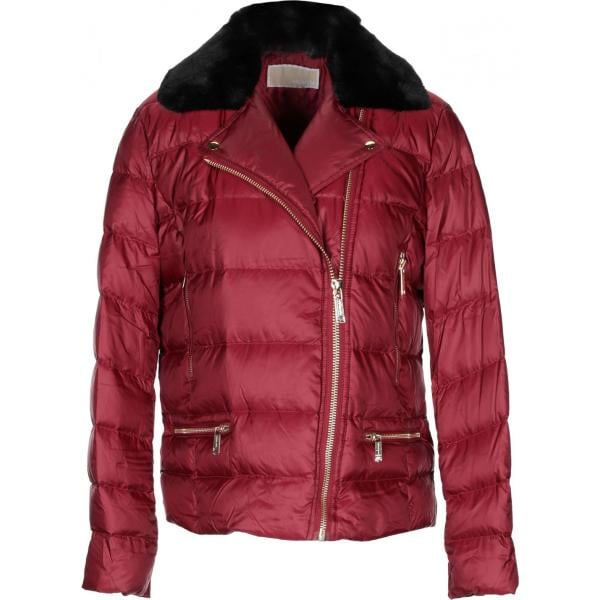 Giubbino Michael Michael Kors rojo un solo color