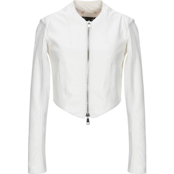 chaquetas Twinset blanco un solo color