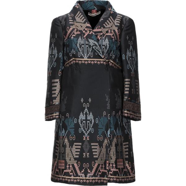 Cappotto multicolore Dondup negro con diseños