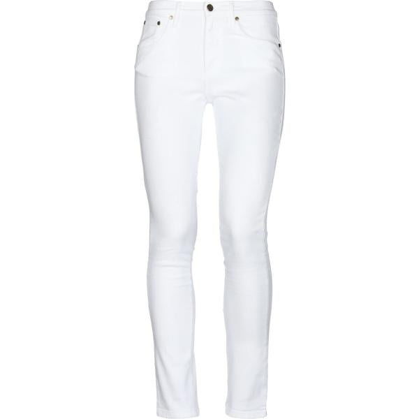 Pantalone in denim Roberto Cavalli blanco un solo color