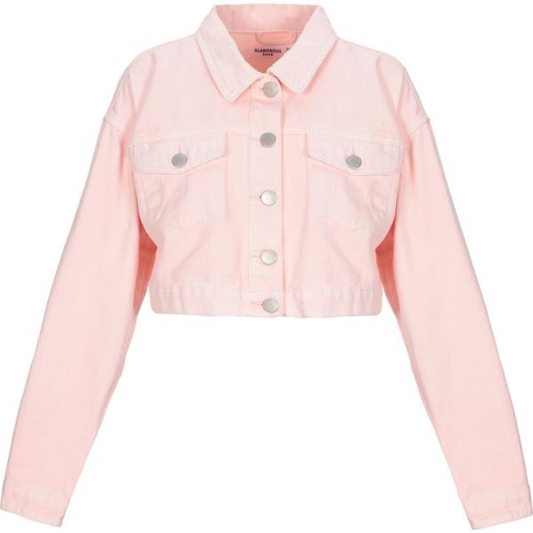 Giubbino in denim Glamorous rosa un solo color