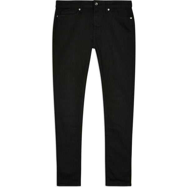 Pantalone in denim Topman un solo color