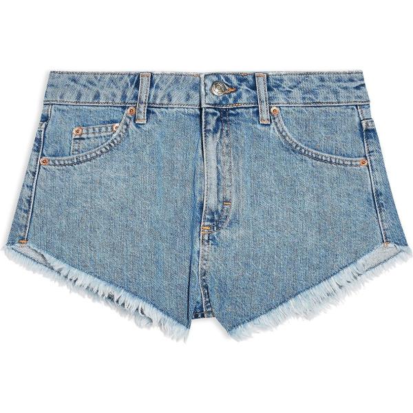 shorts Topshop azul un solo color