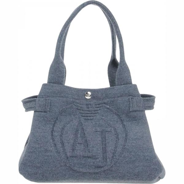 bolso de mano Armani Jeans azul un solo color