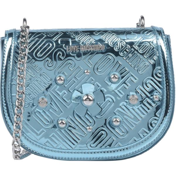 bandolera Love Moschino azul un solo color