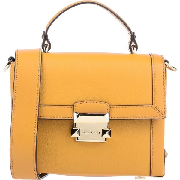 Borsa a tracolla mini Michael Michael Kors amarillo un solo color