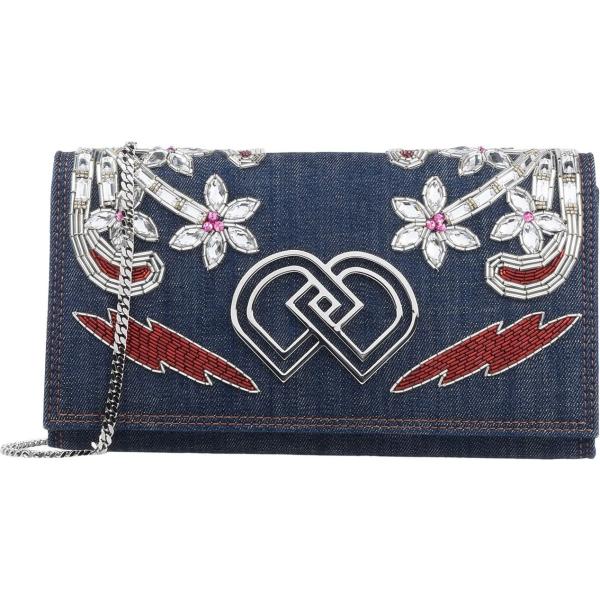 Borsa a tracolla mini fantasia floreale in denim Dsquared2 de flores