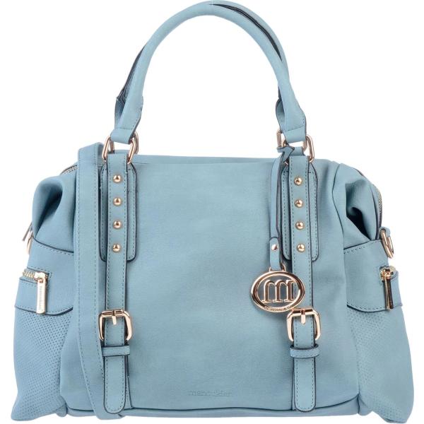 bolsos Manoukian azul un solo color
