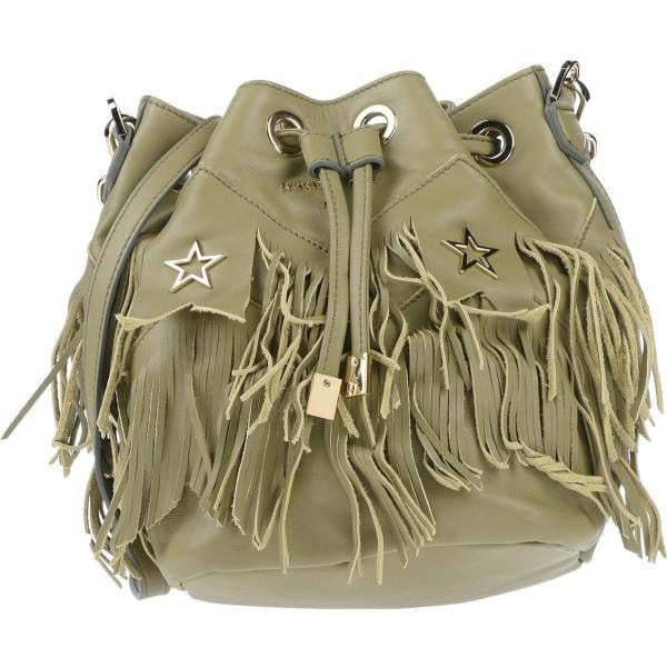 Borsa a tracolla Patrizia Pepe verde un solo color