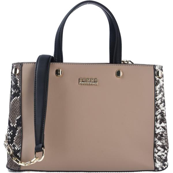 bolsos de mano Ferre Collezioni verde con diseños