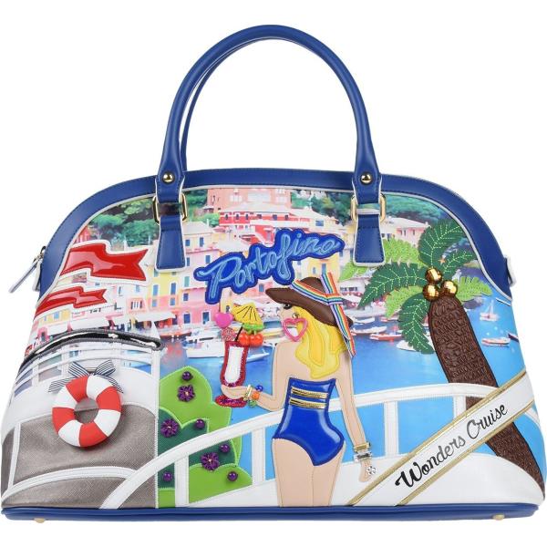 bolsos de mano Tua By Braccialini azul con diseños
