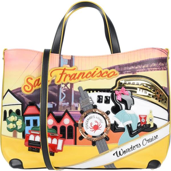 bolsos de mano Tua By Braccialini amarillo con diseños