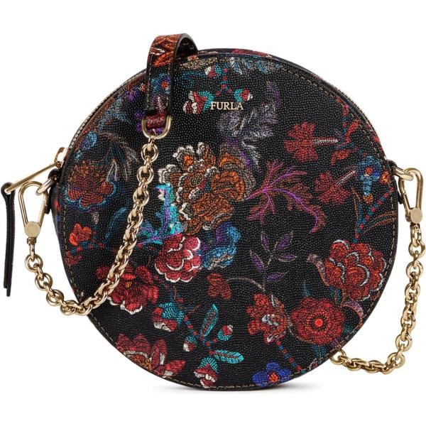 Borsa a tracolla mini fantasia floreale Furla de flores