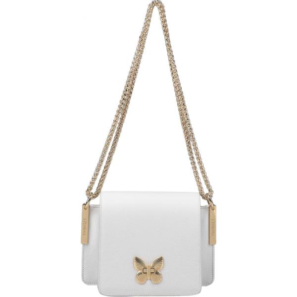 bolsos de hombro Twinset blanco un solo color