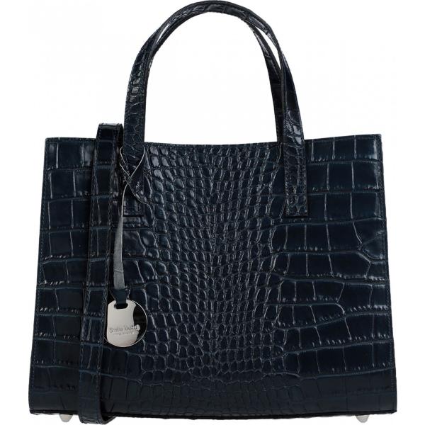 bolso de mano Stella Dutti azul con diseños