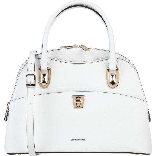 Borsa a tracolla in pelle Cromia blanco un solo color